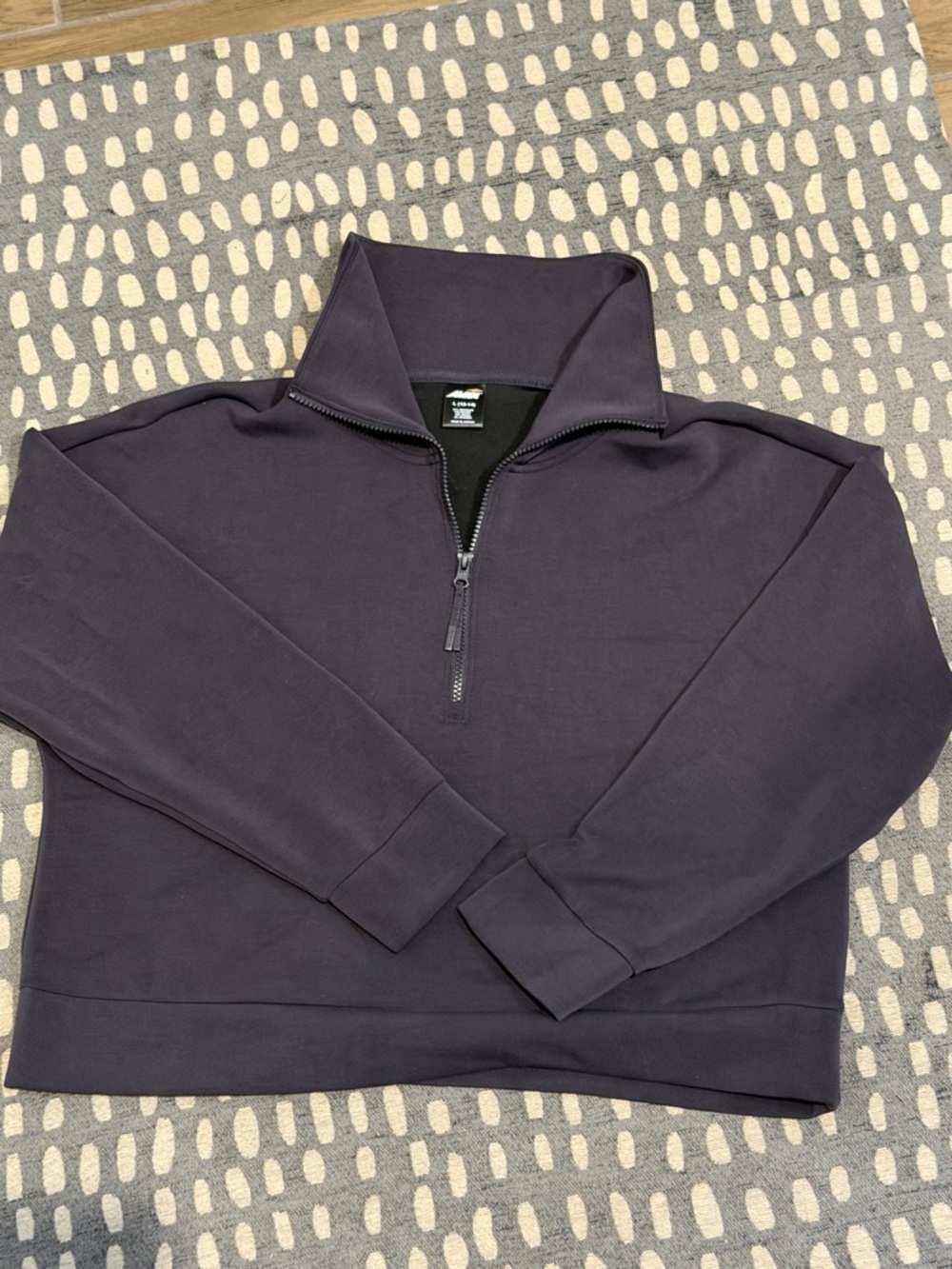 NWOT AVIA Women’s Half-Zip Pullover Sweatshirt size L Charcoal